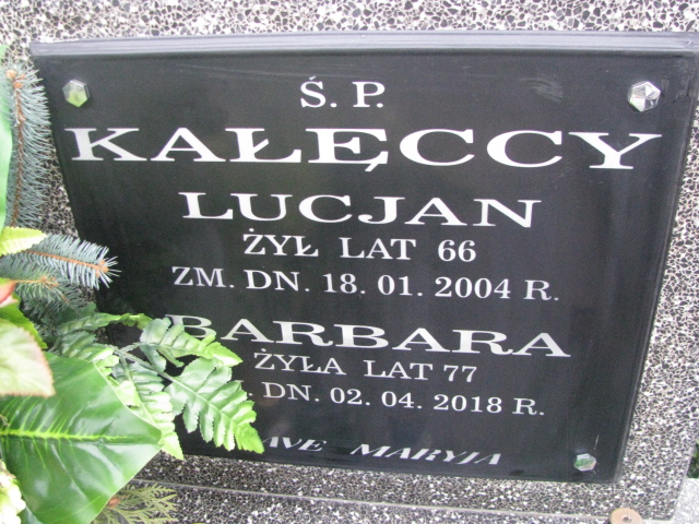 Barbara Maria Kałęcka 1940 Guzów - Grobonet - Wyszukiwarka osób pochowanych